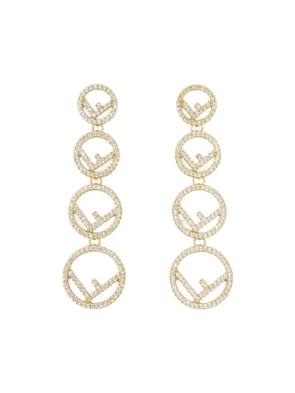 Fendi Earrings Gold